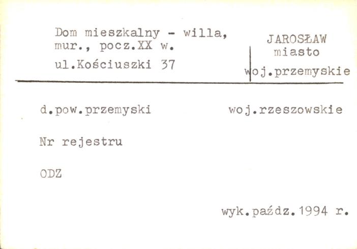 dom mieszkalny - willa, skan 1