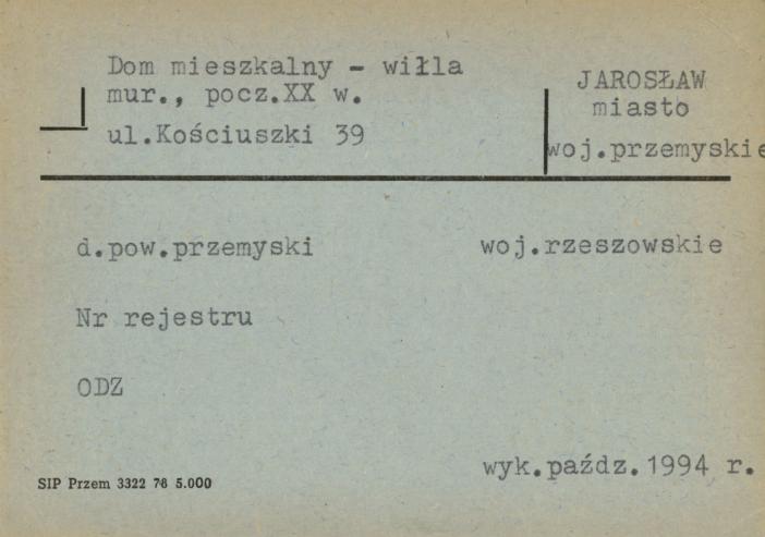 dom mieszkalny - willa, skan 1