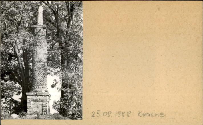 kolumna z figurą św. Antoniego, skan 2