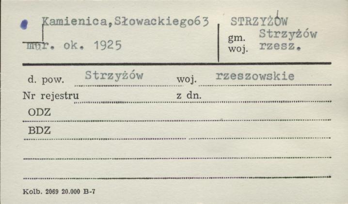 kamienica, skan 1