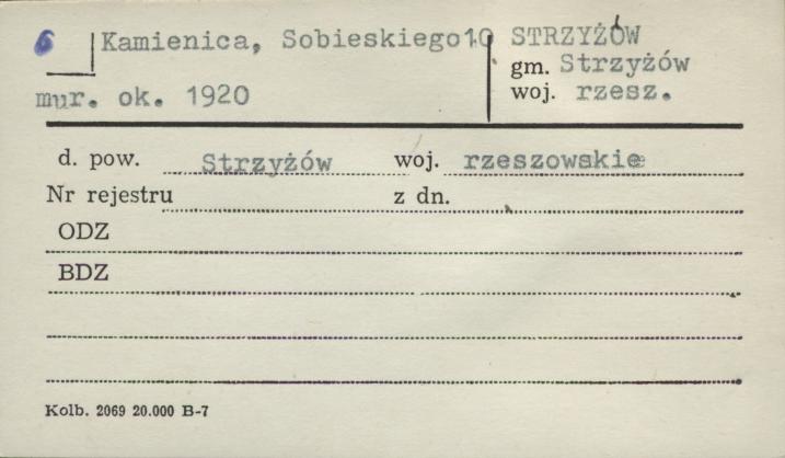 kamienica, skan 1