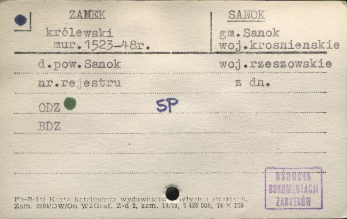 zamek królewski, skan 1