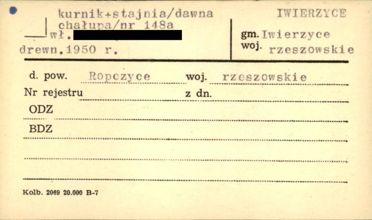 kurnik + stajnia (dawna chałupa), skan 1