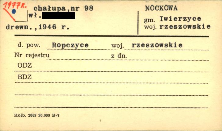 chałupa, skan 1
