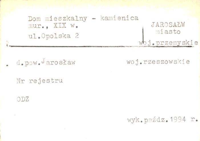 dom mieszkalny - kamienica, skan 2