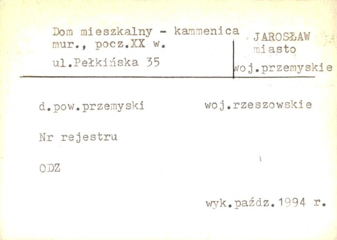 dom mieszkalny - kamienica, skan 1