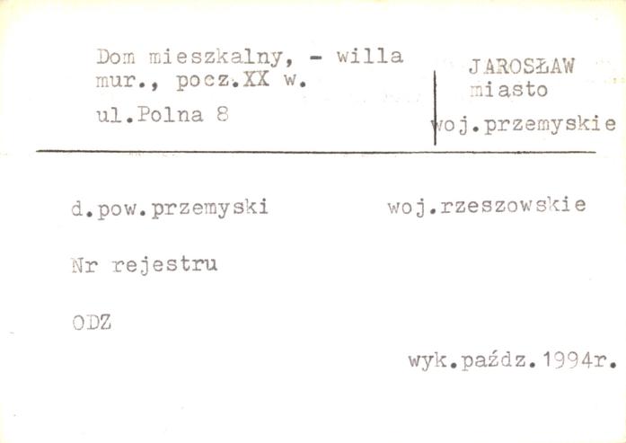 dom mieszkalny - willa, skan 1