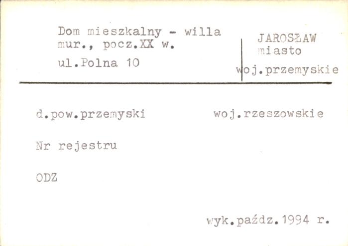dom mieszkalny - willa, skan 1