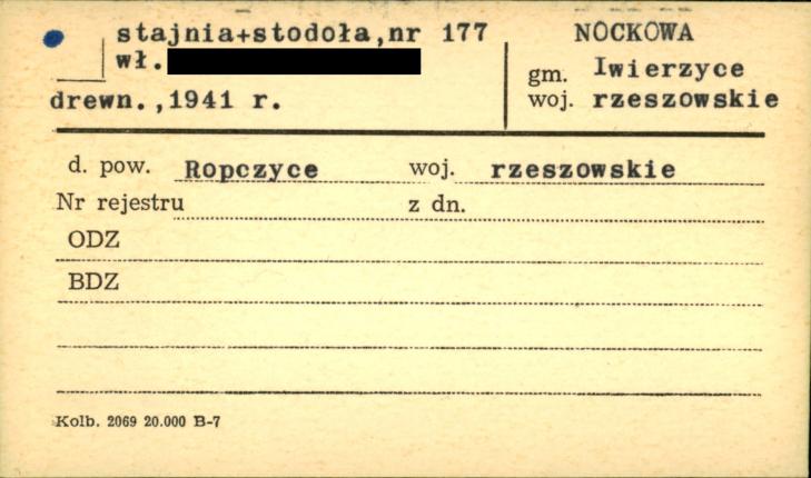 stodoła ze stajnią, skan 1