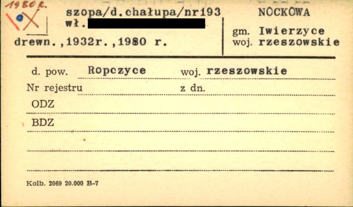 szopa (d. chałupa), skan 1