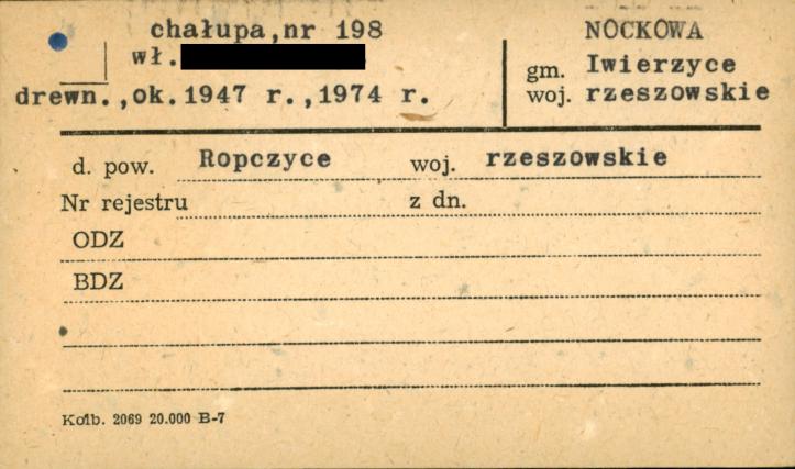 chałupa, skan 1