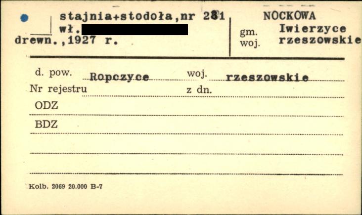 stodoła ze stajnią, skan 1