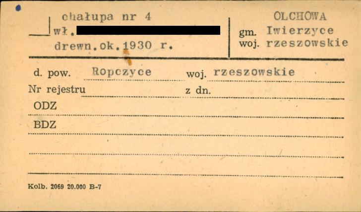 chałupa, skan 1