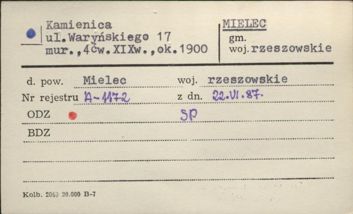 kamienica, skan 1