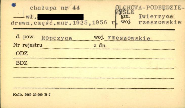 chałupa, skan 1
