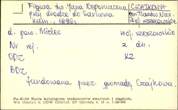 figurka św. Jana Nepomucena, skan 1