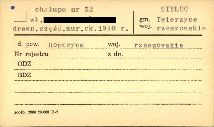chałupa, skan 1