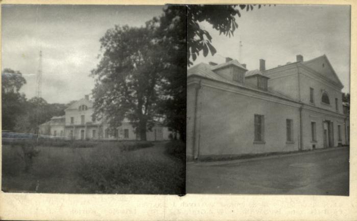 dwór, tzw. pałac, ob. nadleśnictwo, skan 2