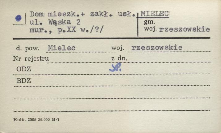 dom mieszkalny i zakład usługowy, skan 1