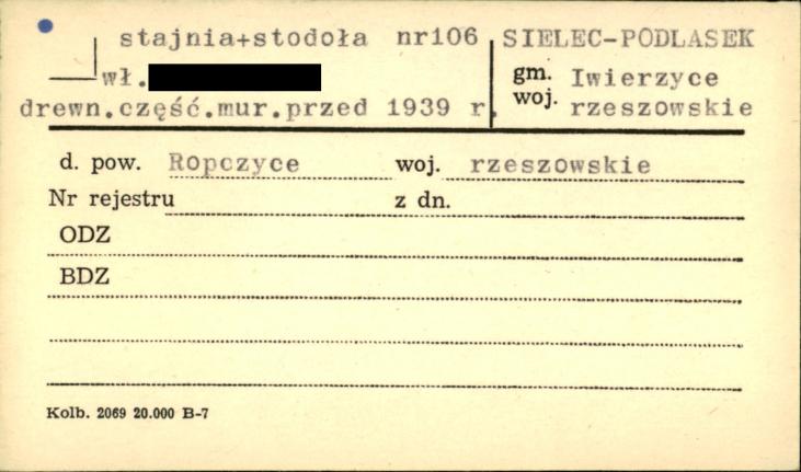 stodoła ze stajnią, skan 1