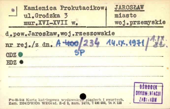 kamienica Prokutacików, skan 1