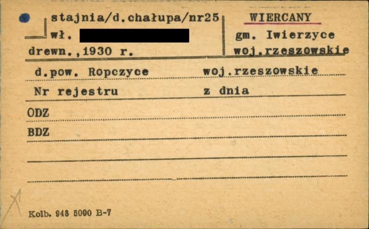 chałupa, ob. stajnia, skan 1