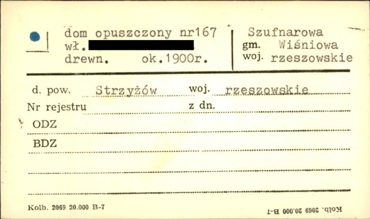 dom opuszczony, skan 1