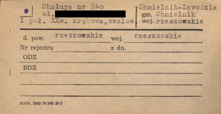 chałupa, skan 1