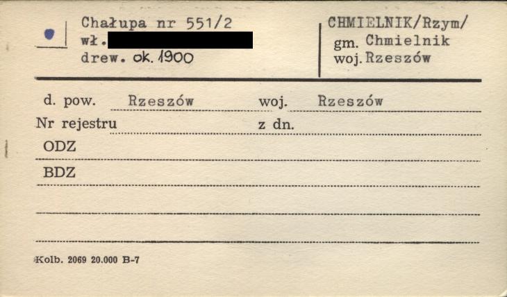 chałupa, skan 1