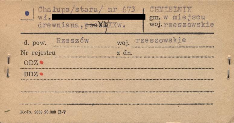 chałupa (stara), skan 1