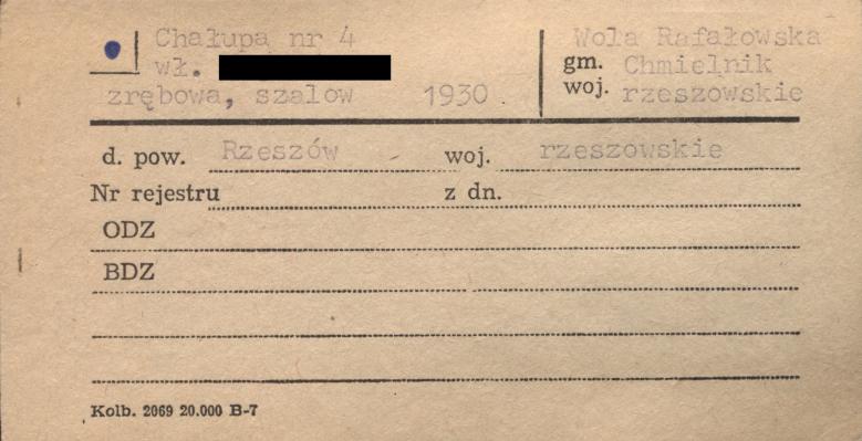 chałupa, skan 1