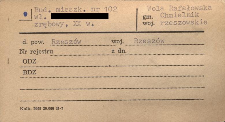 budynek mieszkalny, skan 1