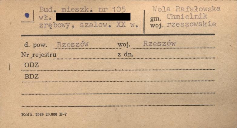 budynek mieszkalny, skan 1