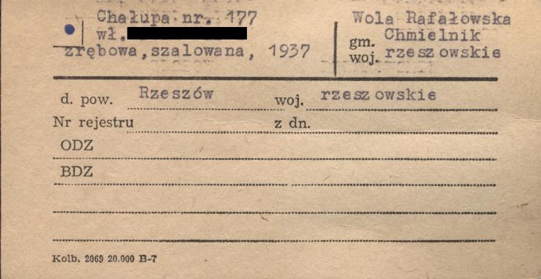 chałupa, skan 1