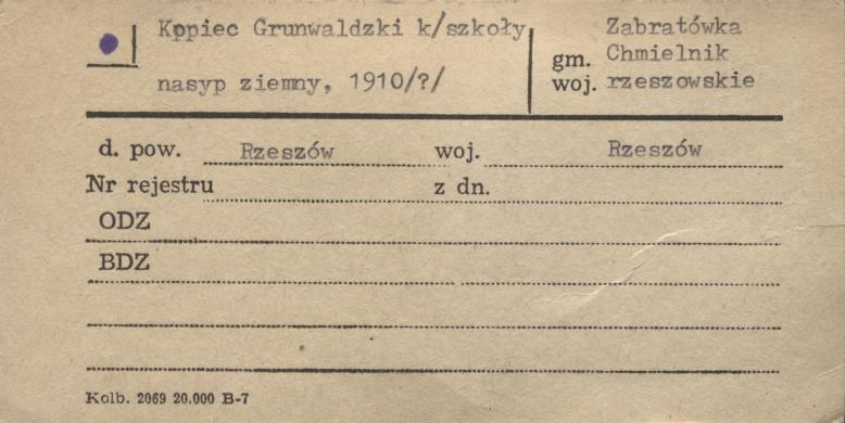 kopiec Grunwaldzki, skan 1