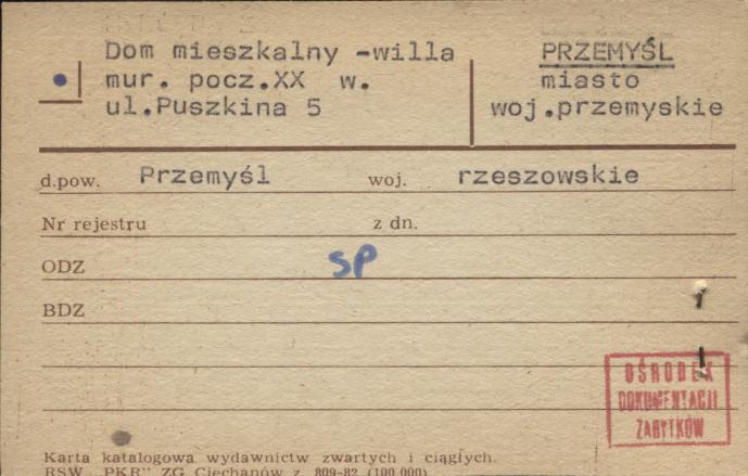dom mieszkalny - willa, skan 1