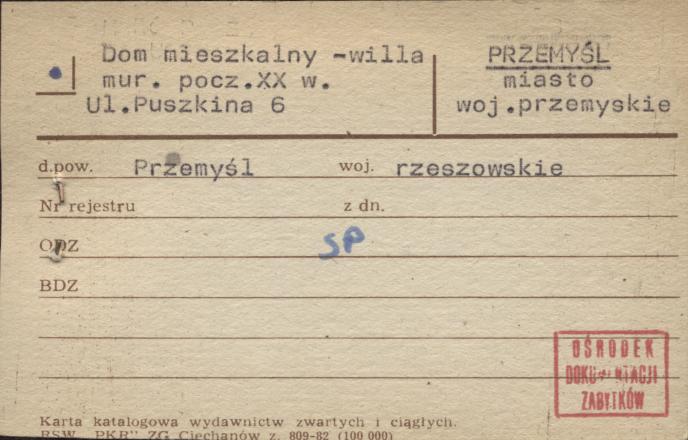dom mieszkalny - willa, skan 1