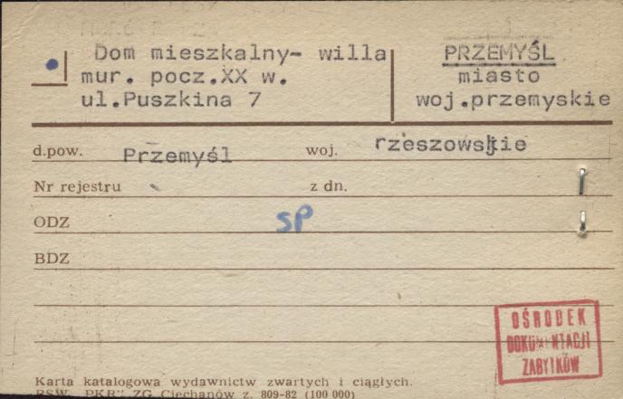 dom mieszkalny - willa, skan 1