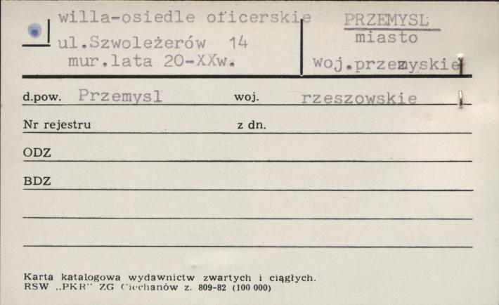 willa - osiedle oficerskie, skan 1