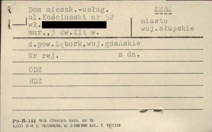 budynek mieszkalno-usługowy, skan 1