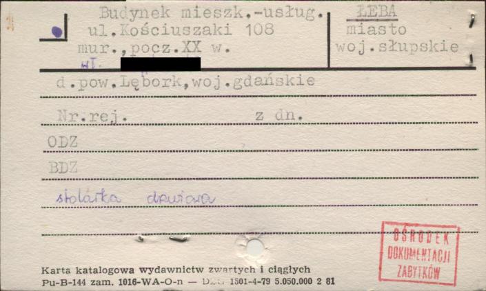 budynek mieszkalno-usługowy, skan 1
