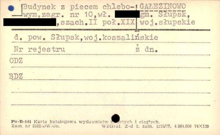 budynek z piecem chlebowym, skan 1