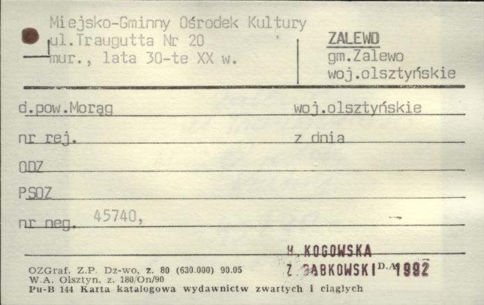 Wiejsko-Gminny Ośrodek Kultury, skan 1