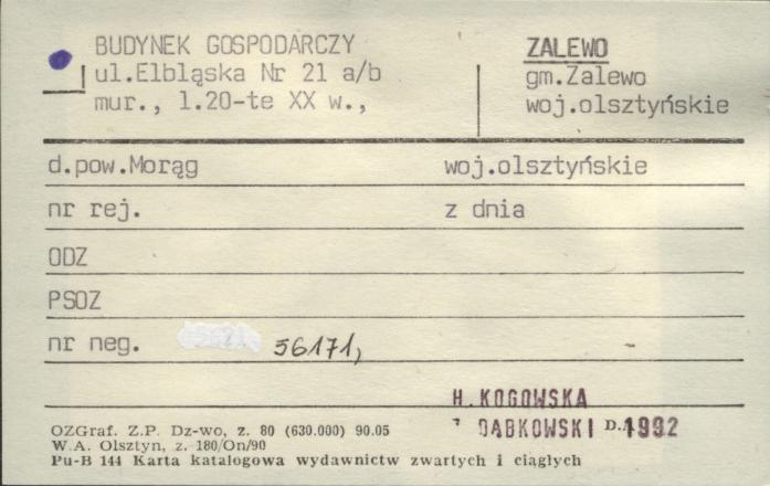 budynek gospodarczy, skan 1