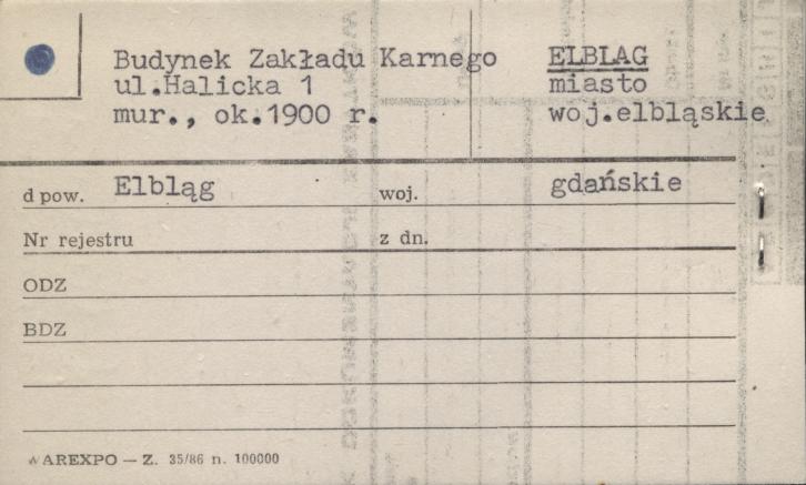 budynek zakładu karnego, skan 1