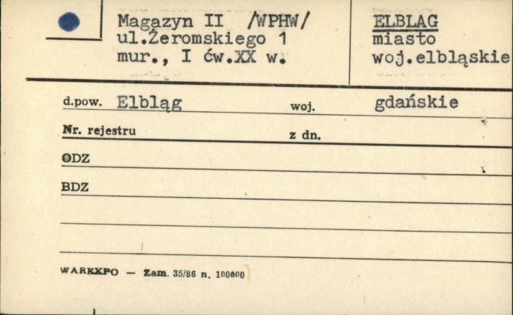 magazyn II (WPHW), skan 1