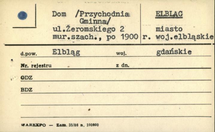 dom (przychodnia gminna), skan 1