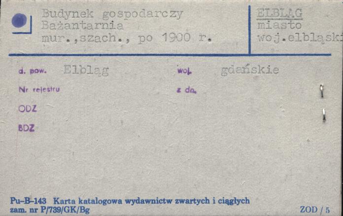 budynek gospodarczy, bażantarnia, skan 1