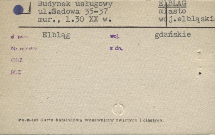 budynek usługowy, skan 1