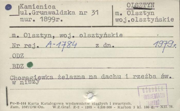 kamienica, skan 1